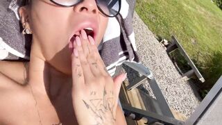 Asa Akira Nude Sunbath And Masturbation Thothub