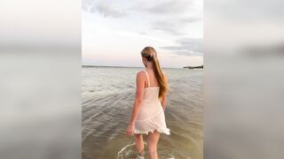 Caroline Zalog Nude Beach Wet See Through Onlyfans Video Leaked Thothub