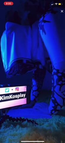 KimKosplay getting fucked on TikTok live pt.3