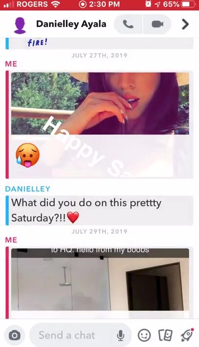 Danielley Ayala Nude Snapchat