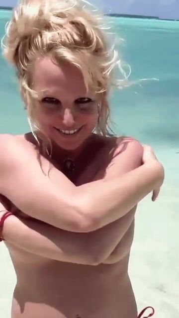 Britney nip slip