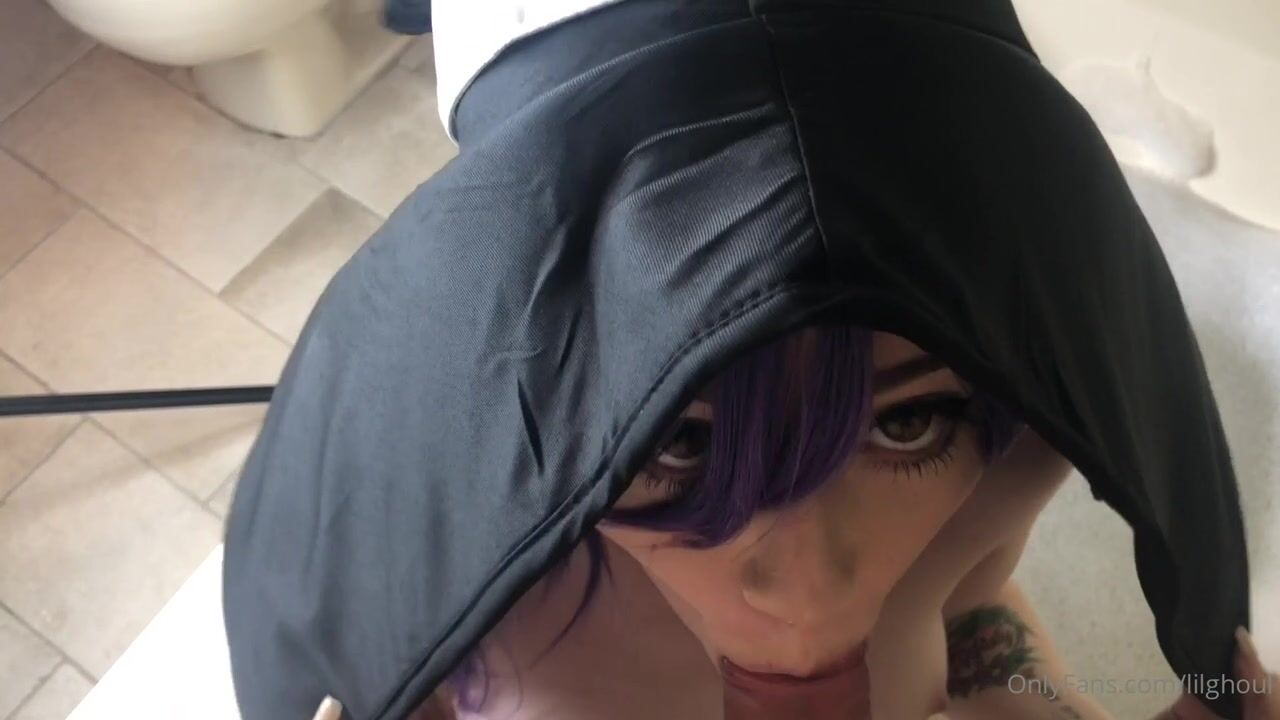 Lilghoul Crybaby OF - Cosplay Bath BJ