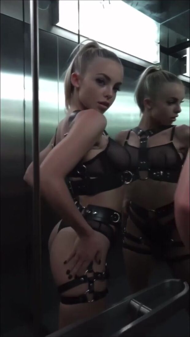 Emma Kotos - Hot elevator