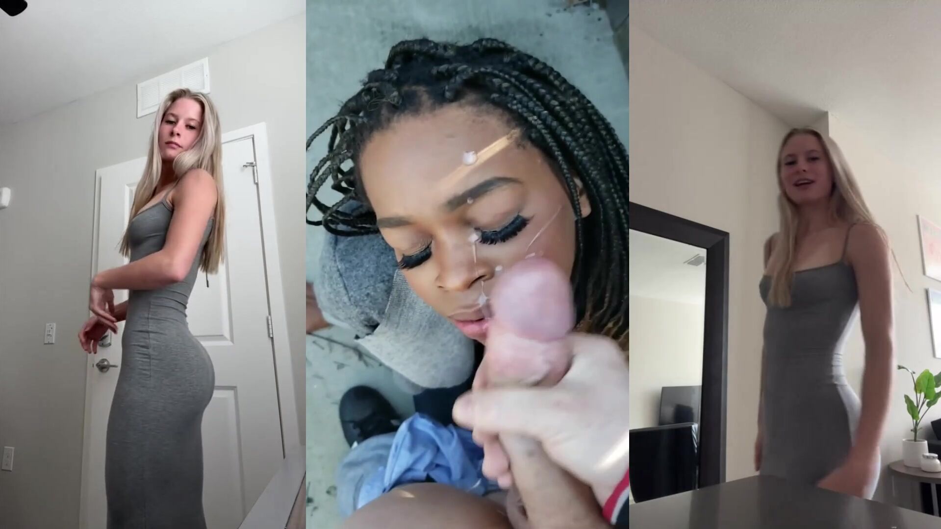 Cute Tik-Tok Girls Vs Massive Porn Facials PMV