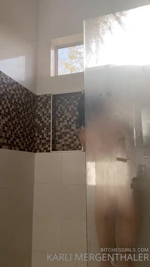 Karli_Mergenthaler full nude in shower