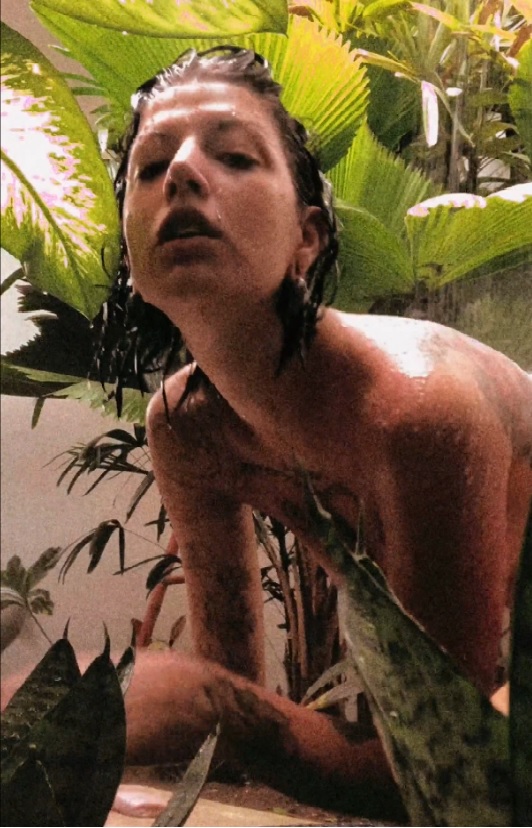 missfernandez naked in the jungle