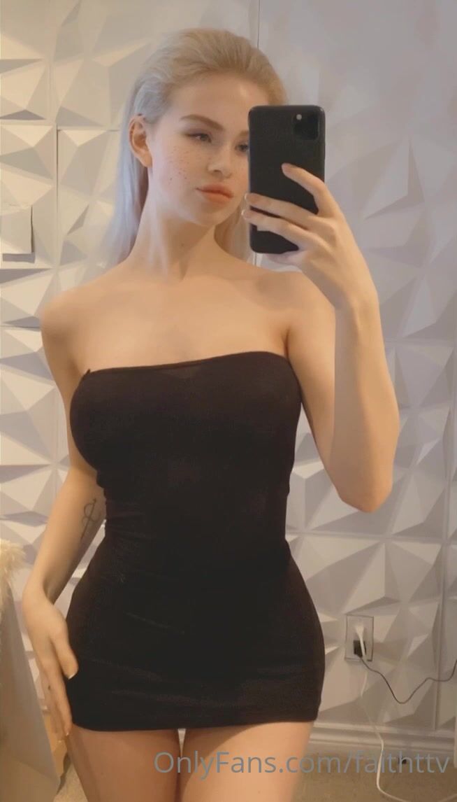 Faithttv Sexy black dress