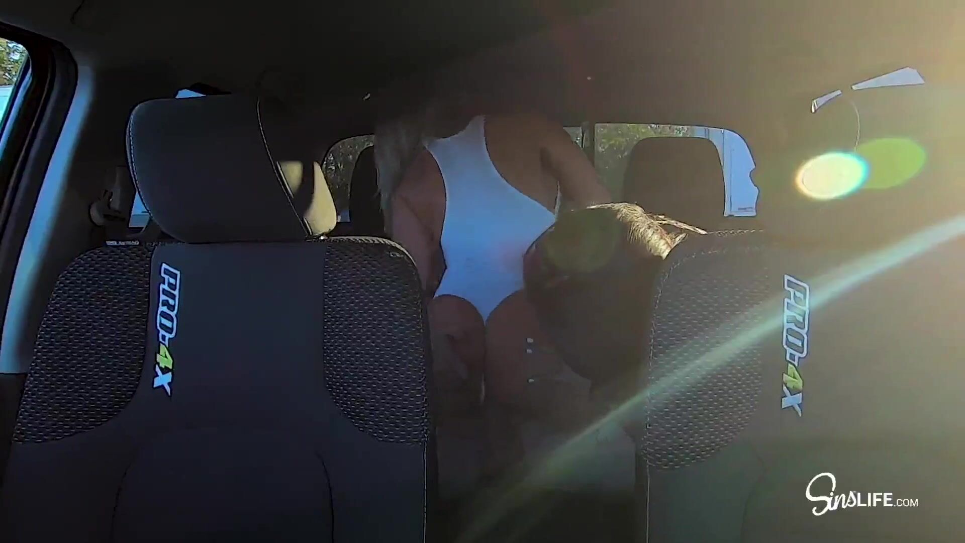 KissaSins Backseat Threesome