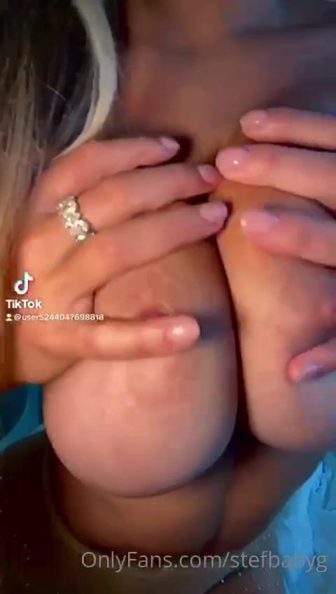 Stefanie Knight naughty TikTok Tits banned video