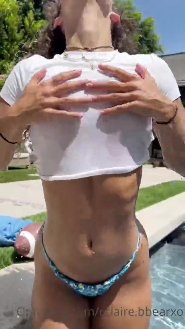 Claire Stone wet see through top