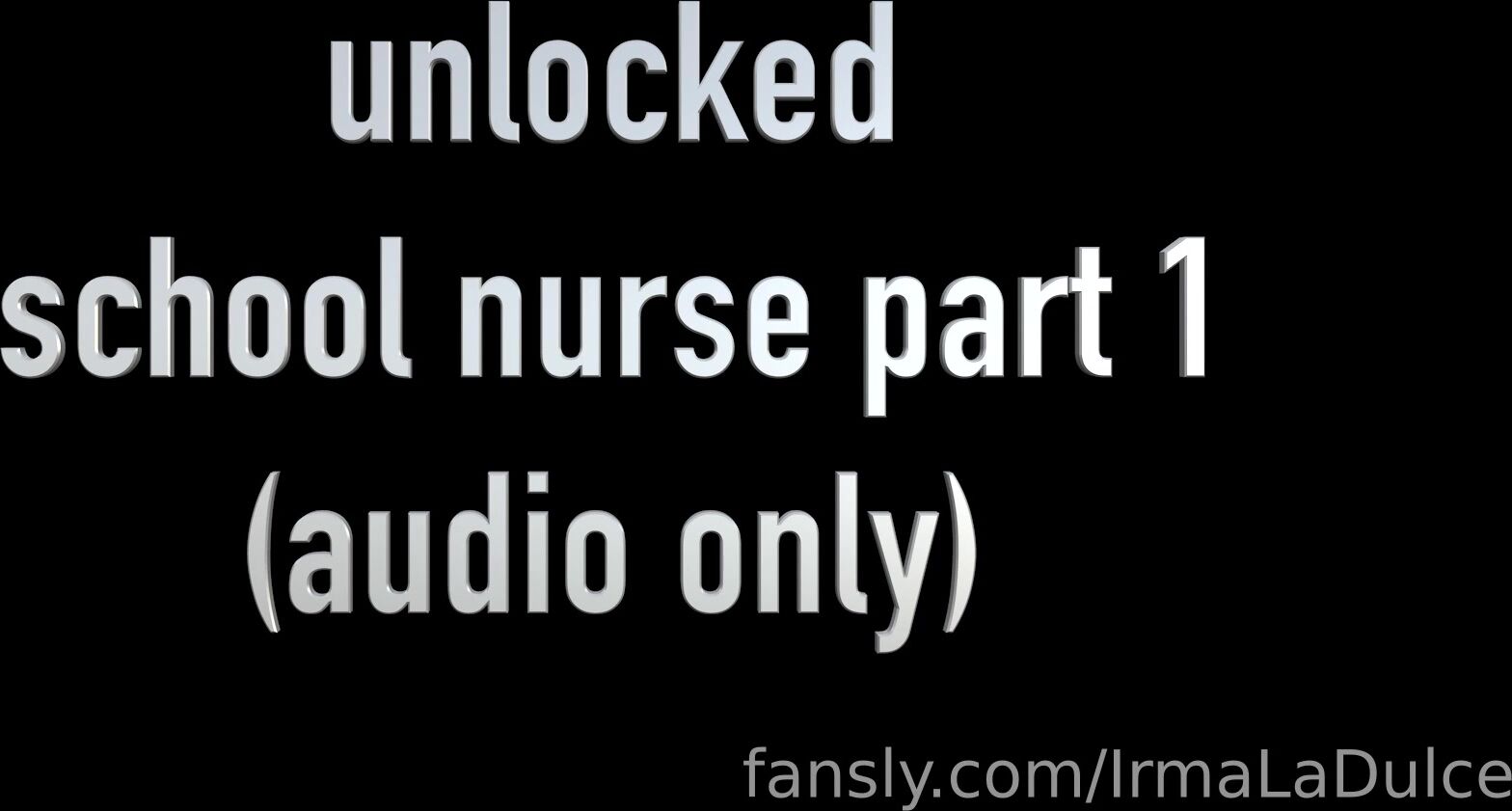 Irma Dolce - school nurse audio only
